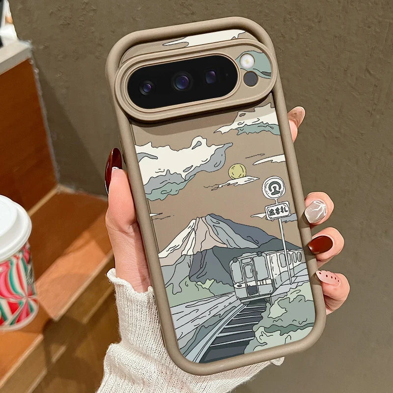 Landscape Pattern Soft TPU Case for Google Pixel