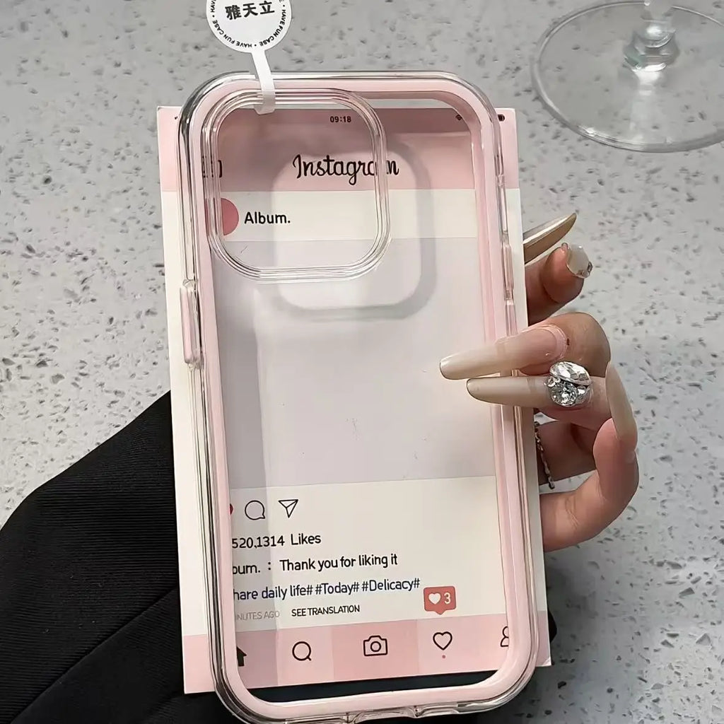 Clear Bumper Case for iPhone