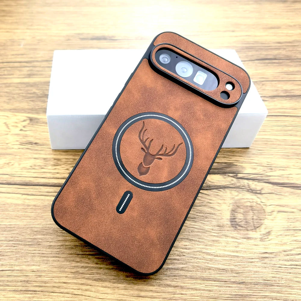 Luxury Faux Leather Phone Case for Google Pixel