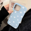 Daisy Floral Silicone iPhone Case