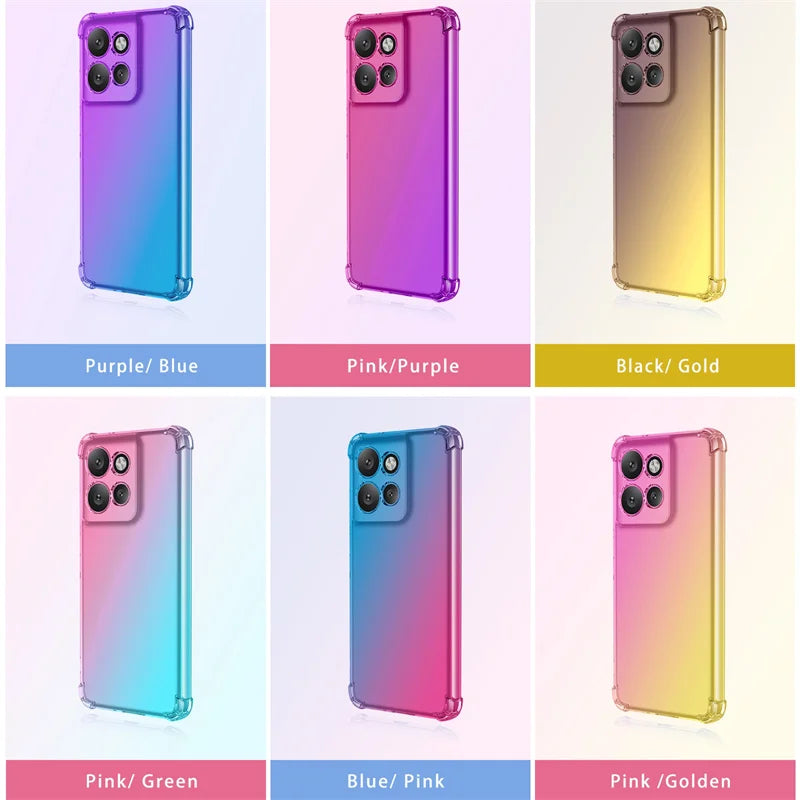 Motorola Edge Case – Gradient TPU Silicone Cover