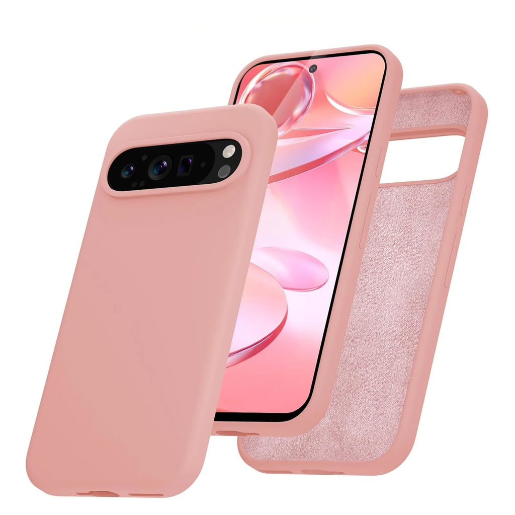 Liquid Silicone Soft TPU Case for Google Pixel 5–10 Pro XL