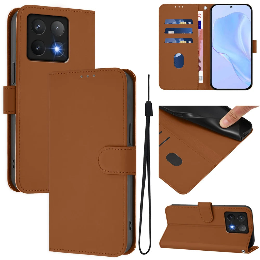 Magnetic Flip Leather Wallet Case – Google Pixel 6 / 7 / 8 / 9 / 10 Series