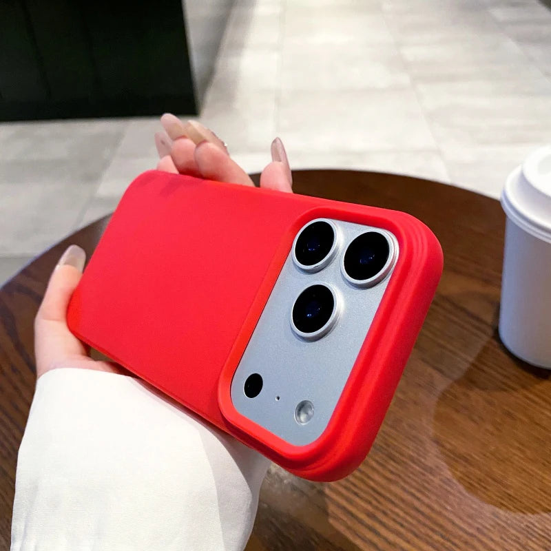 Matte Silicone Case for iPhone — Soft TPU Candy Color Cover