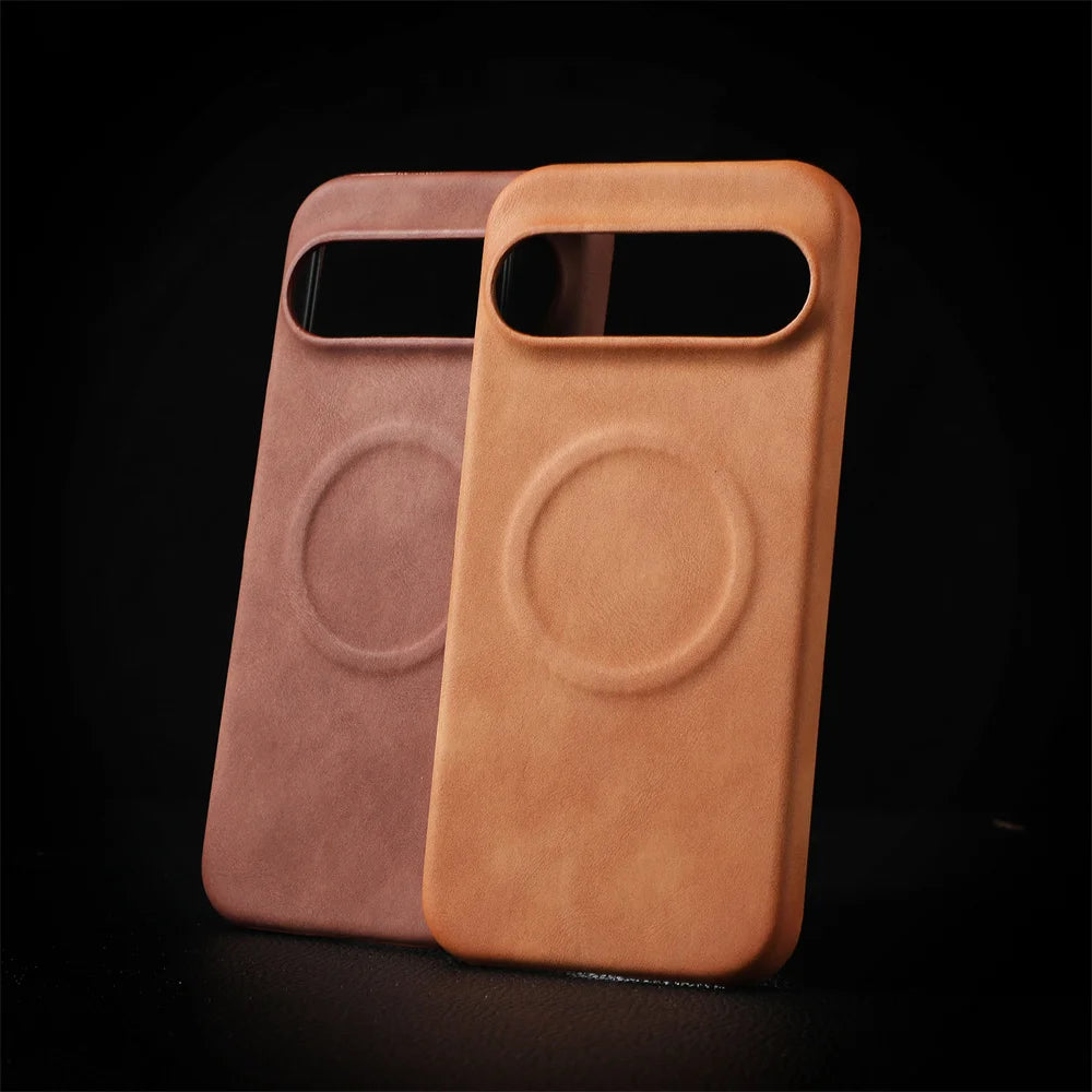 Luxury Sheepskin Leather MagSafe Case for Google Pixel 11 / 10 / 9 / 8 / 7 Series