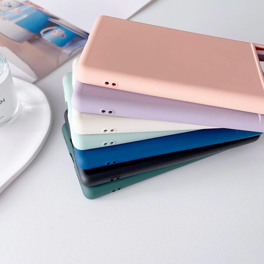 Soft Silicone Case for Google Pixel — Solid Color Matte Slim Cover