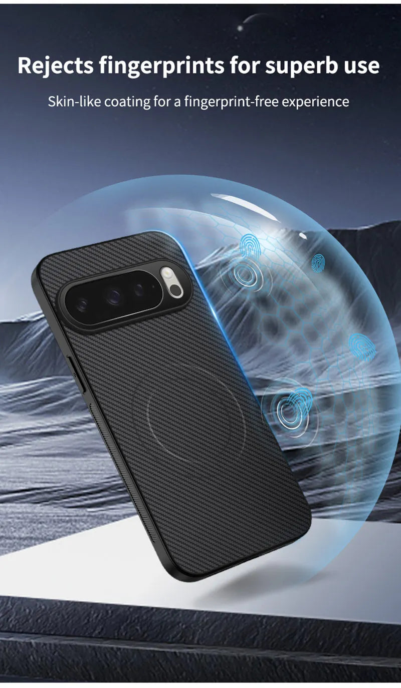 Carbon Fiber Bumper Case for Google Pixel — MagSafe Compatible
