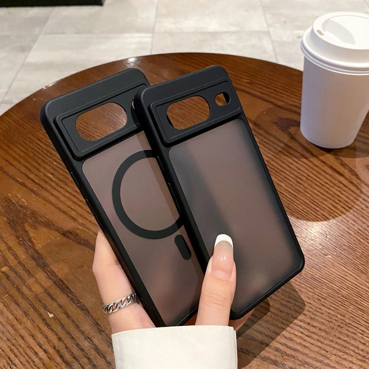 Matte Translucent MagSafe Armor Case for Google Pixel 6–11 Series