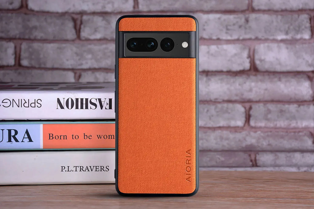 Luxury Textile Leather Case for Google Pixel