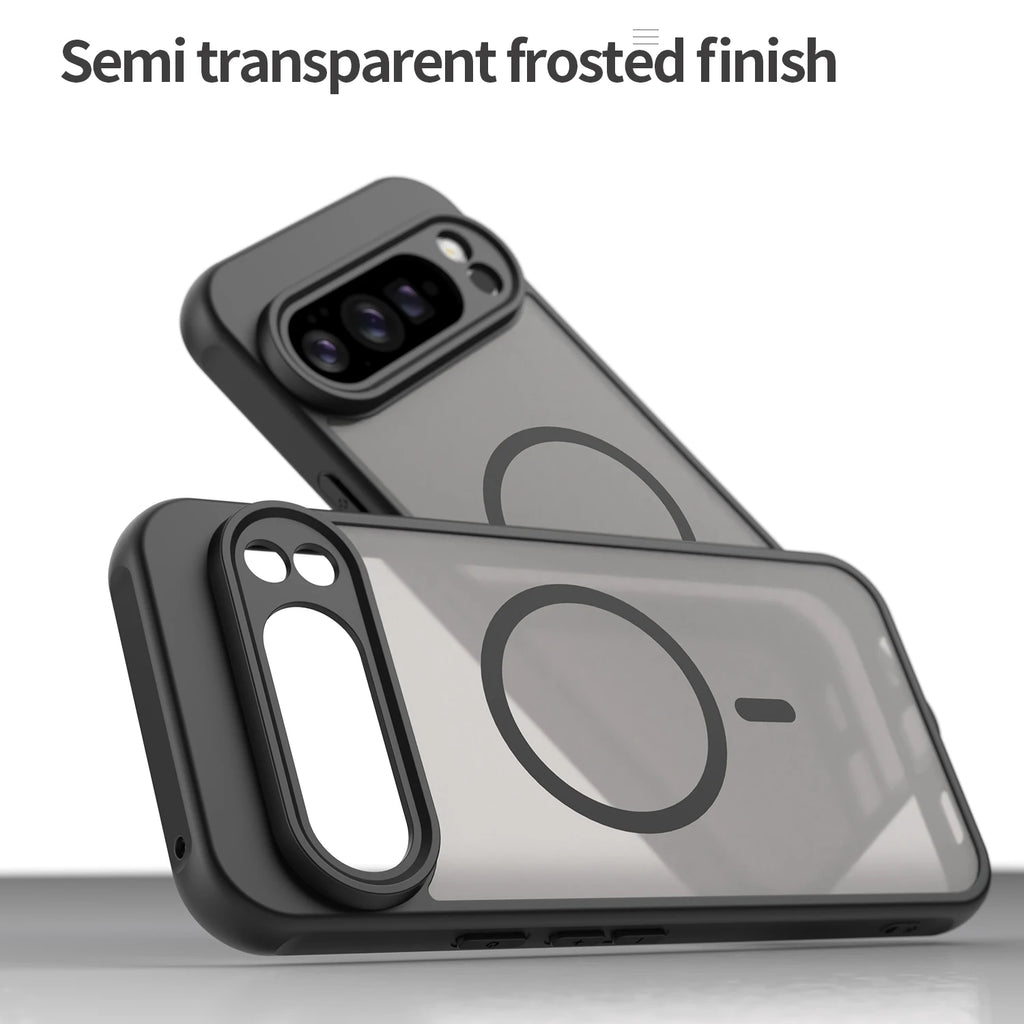 Matte Transparent Magnetic Case for Google Pixel