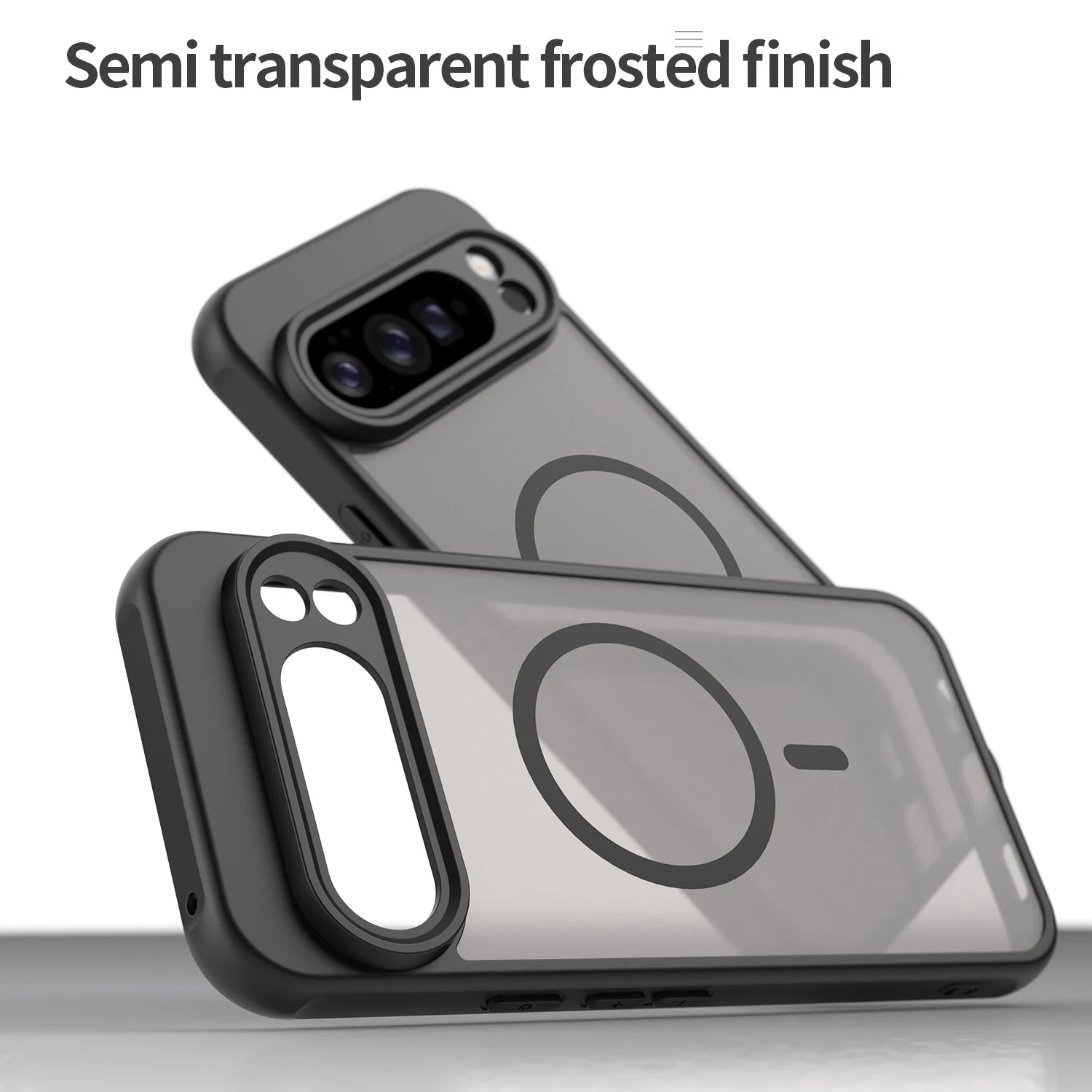 Matte Transparent Magnetic Case for Google Pixel