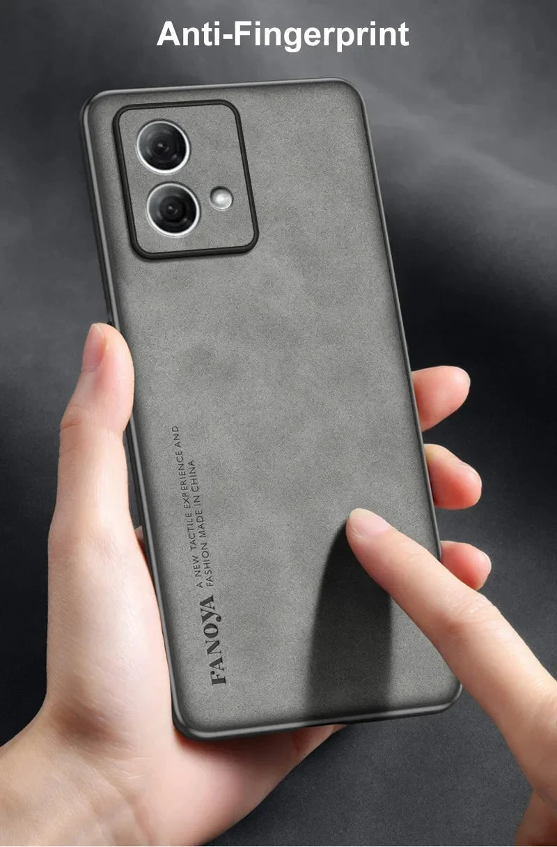 Motorola Moto G Series Leather Case – Retro Business Back Cover