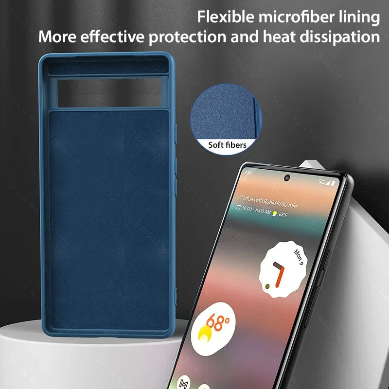 Luxury Liquid Silicone Case for Google Pixel