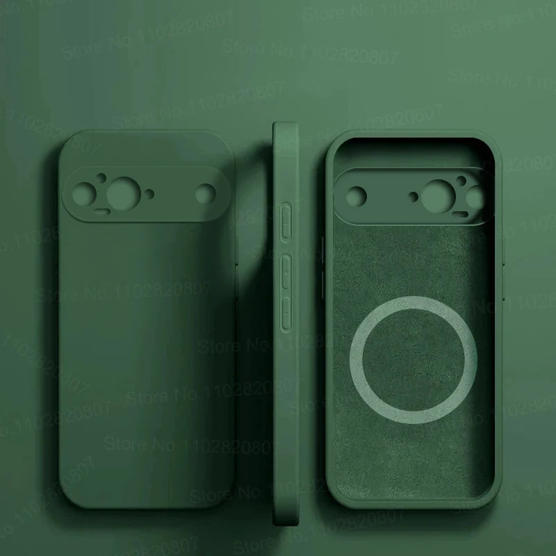 Luxury Liquid Silicone MagSafe Case for Google Pixel
