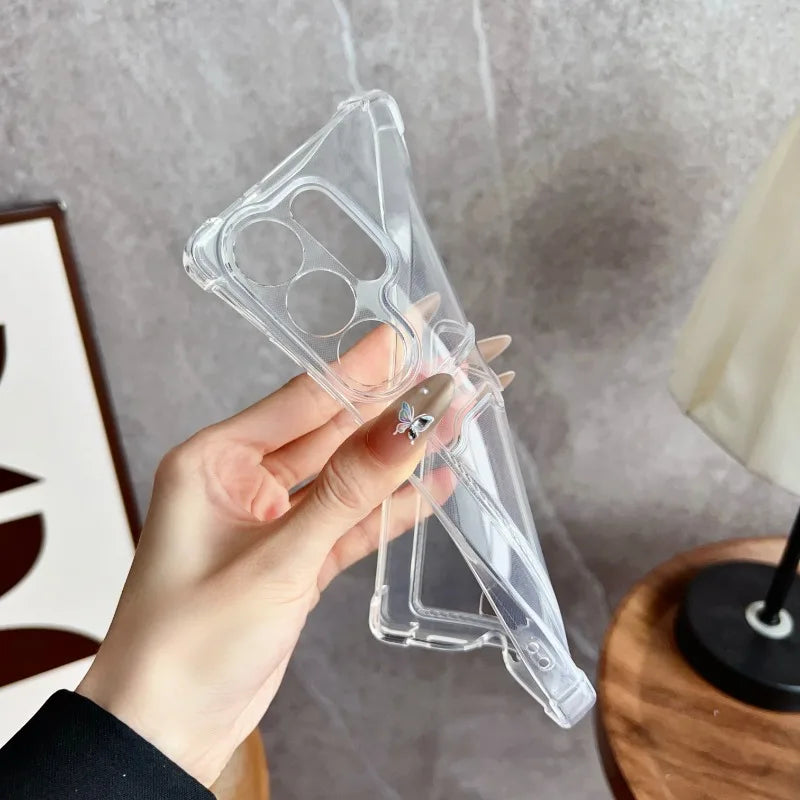 Clear Card Holder Case for Samsung Galaxy