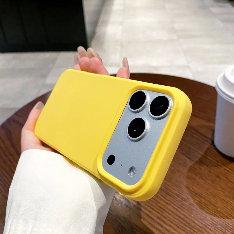Matte Silicone Case for iPhone — Soft TPU Candy Color Cover