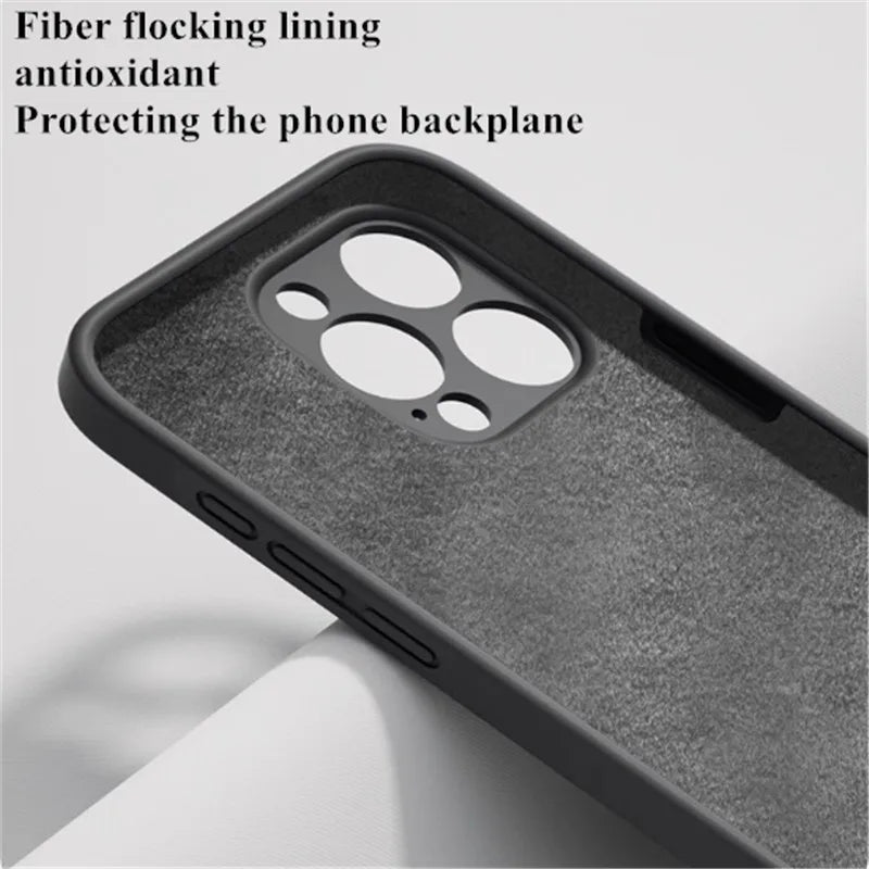Liquid Silicone Case for Google Pixel 9A — Shockproof Soft Rubber Cover