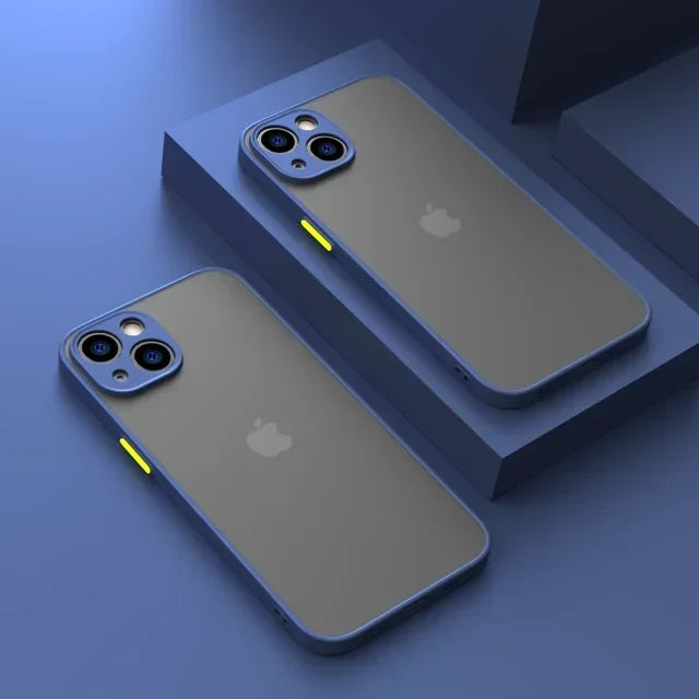 Matte Soft Silicone Case — iPhone 6–15 Series