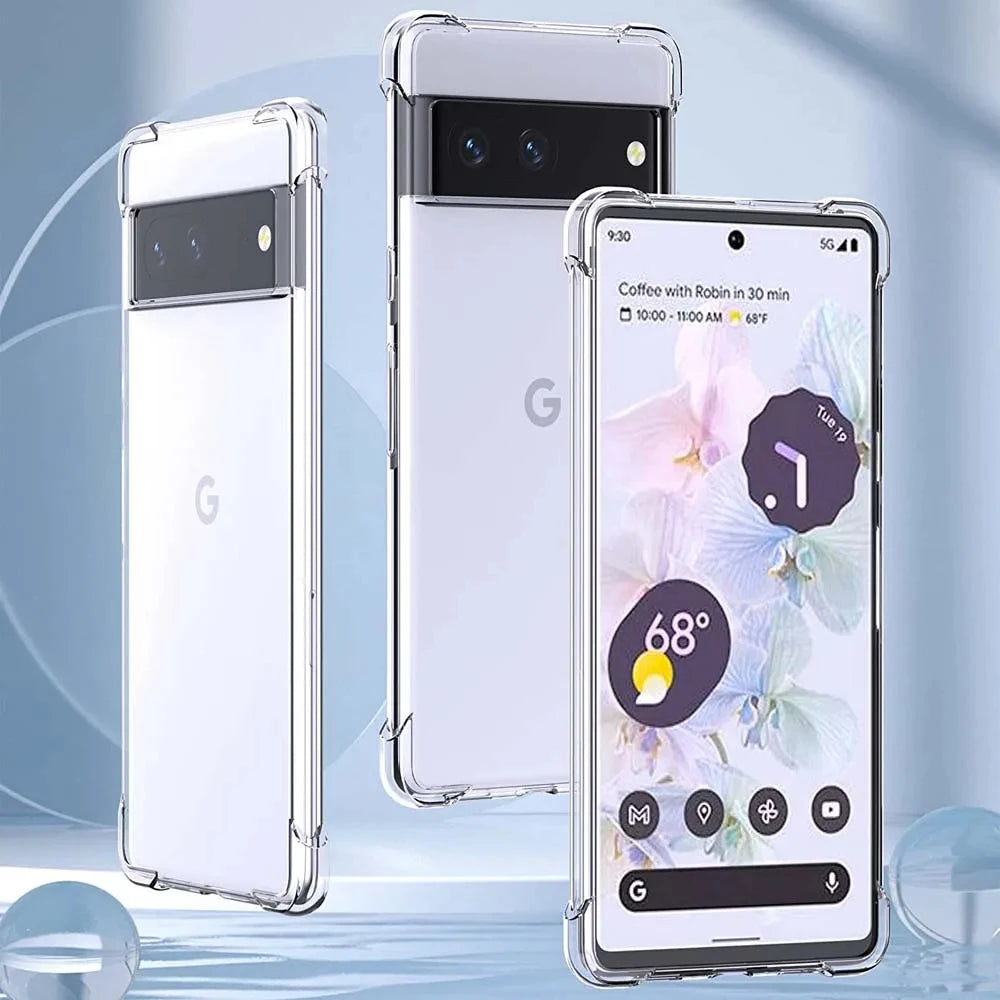 Ultra-Thin Transparent Silicone Case for Google Pixel