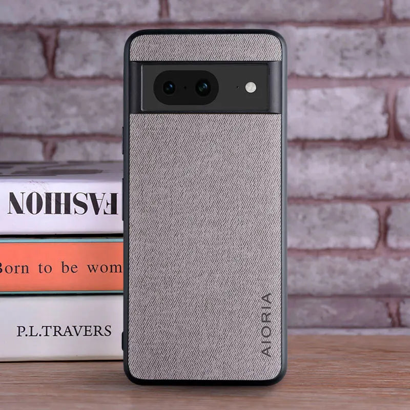 Luxury Textile Leather Case for Google Pixel