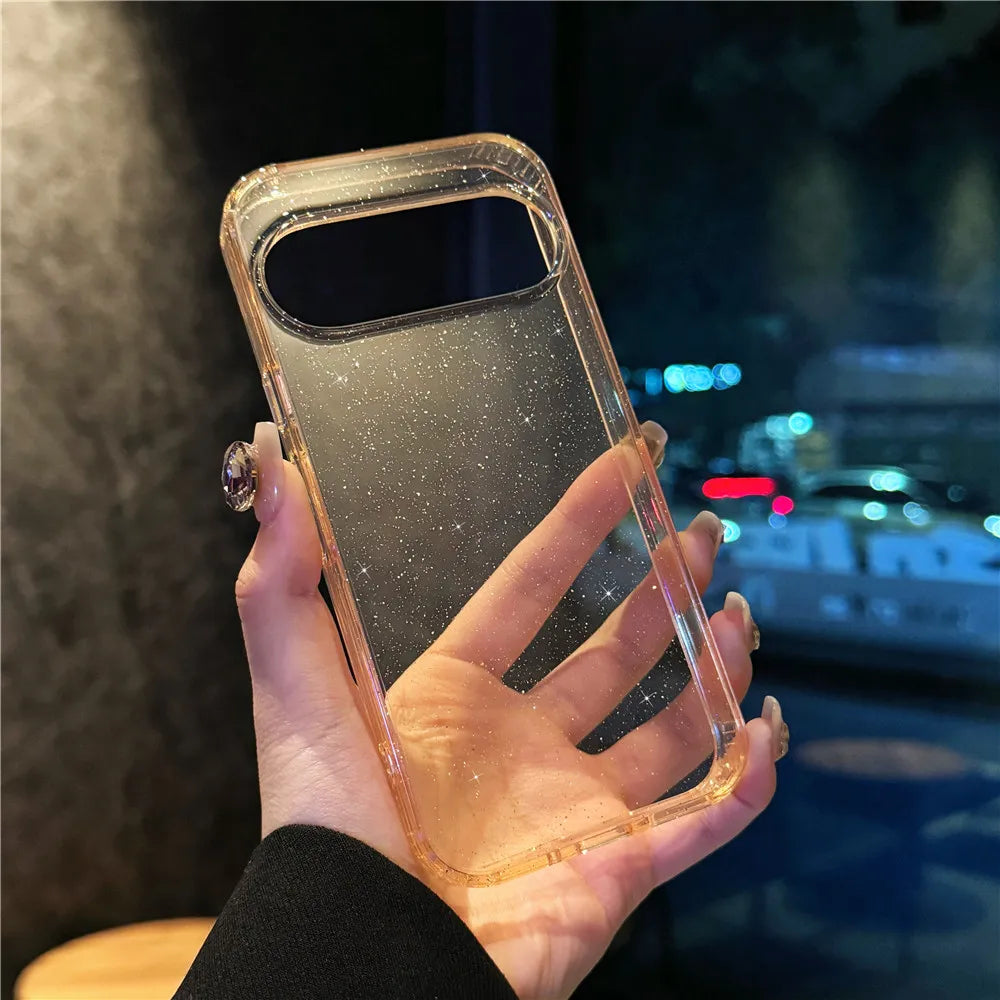 Glitter Clear Case for Google Pixel — Bling Starry Sky Shockproof Cover