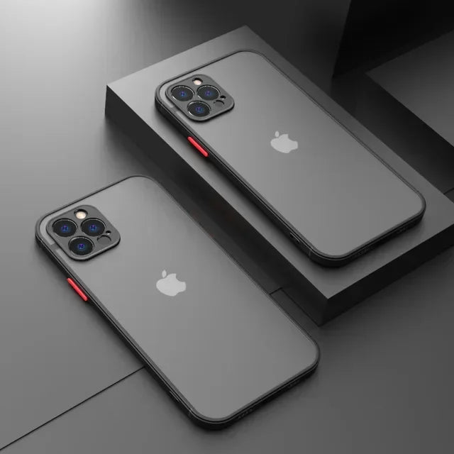 Matte Soft Silicone Case — iPhone 6–15 Series