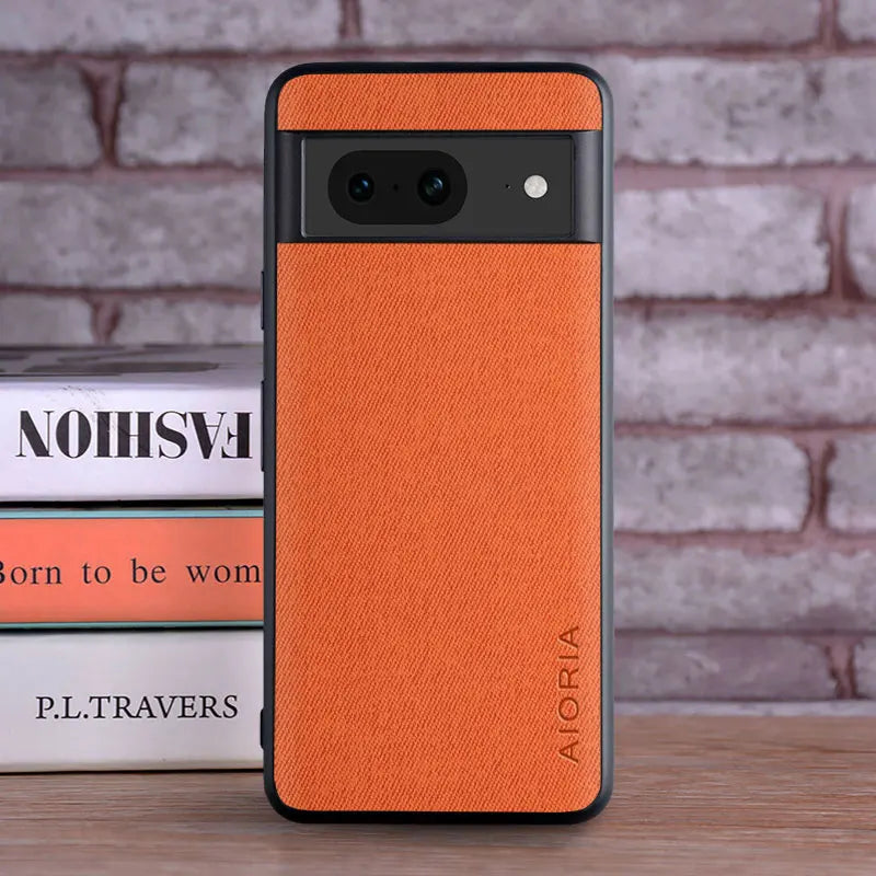 Luxury Textile Leather Case for Google Pixel