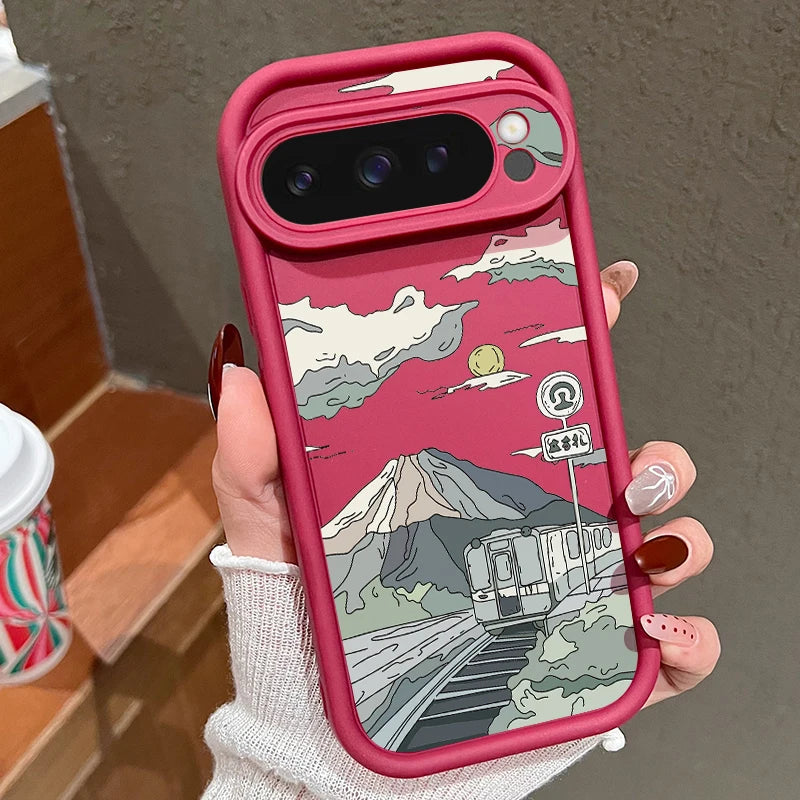 Landscape Pattern Soft TPU Case for Google Pixel