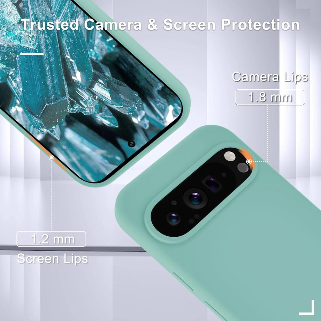 Liquid Silicone Soft TPU Case for Google Pixel 5–10 Pro XL