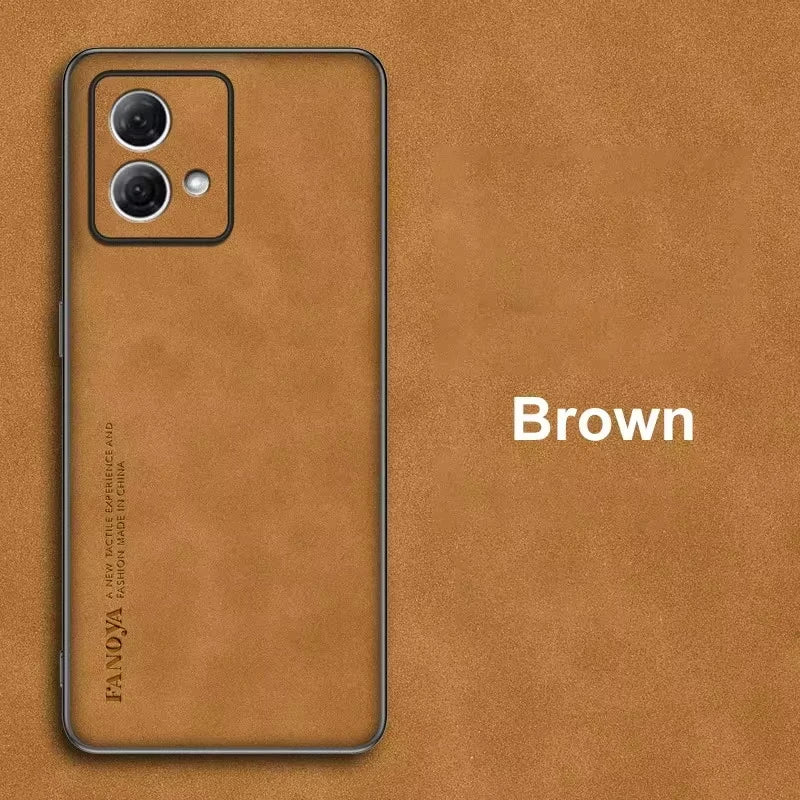 Motorola Moto G Series Leather Case – Retro Business Back Cover