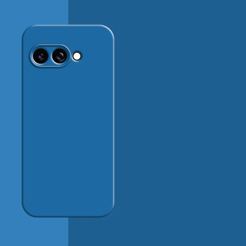 Liquid Silicone Case for Google Pixel 9A — Shockproof Soft Rubber Cover