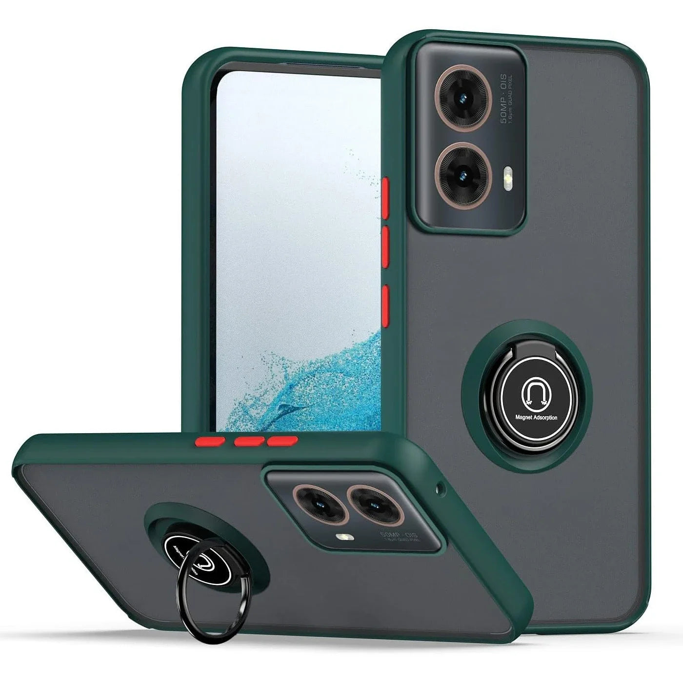 Motorola Moto Armor Matte Ring Case