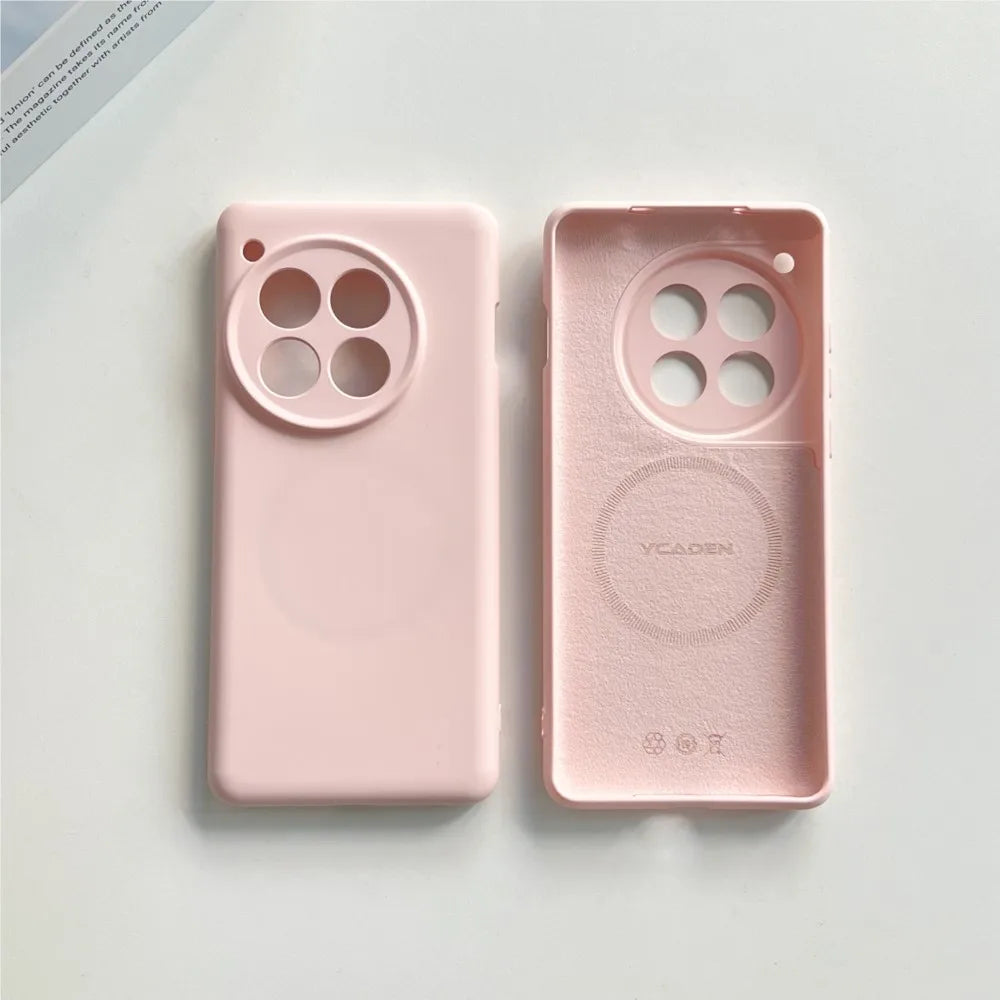 MagSafe Liquid Silicone Case for OnePlus 15 / 13 / 12 / Ace 6 / Ace 5 Pro – Camera Protection Cover