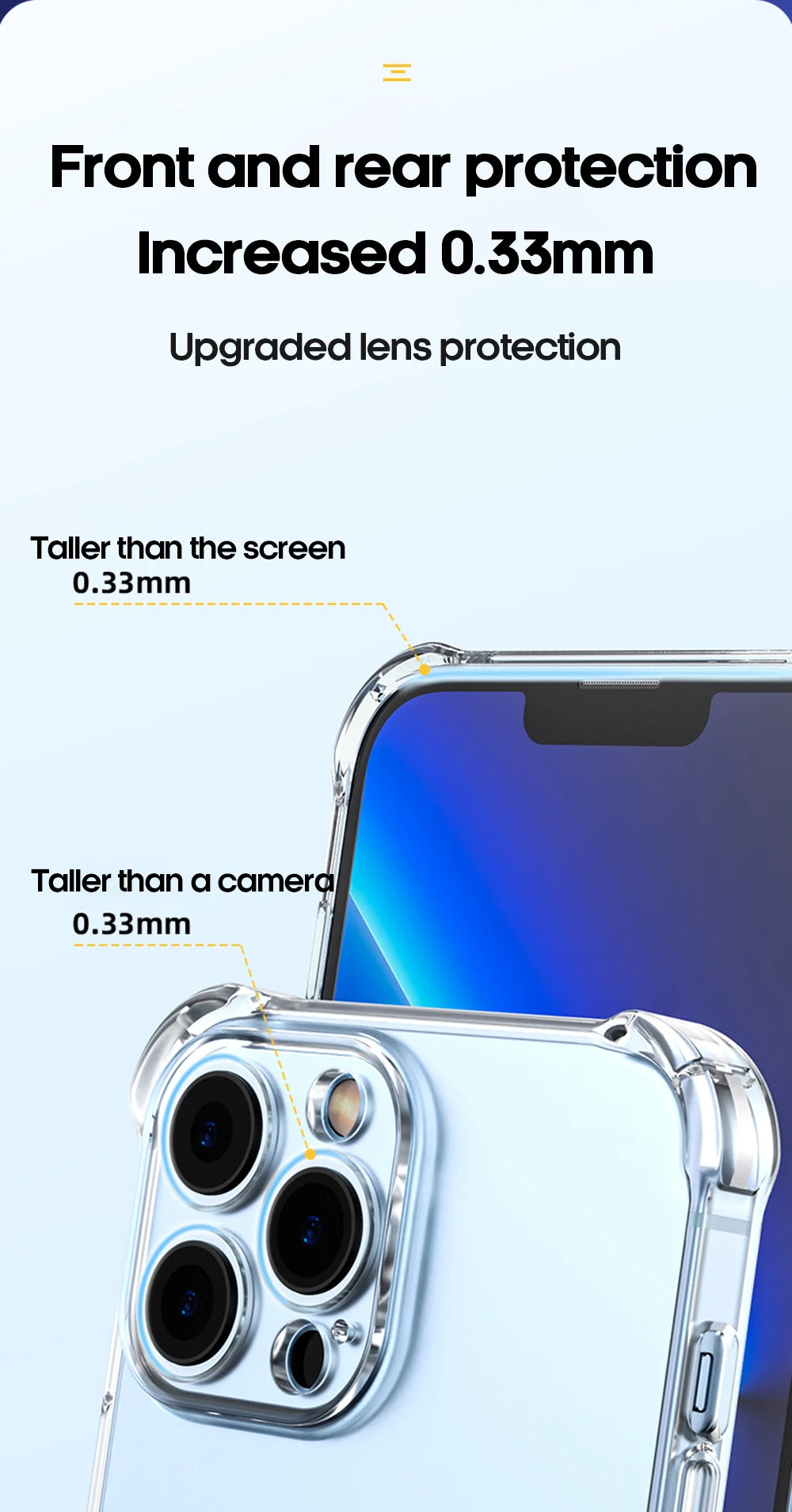 iPhone Clear Airbag Case