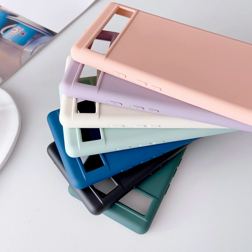 Soft Silicone Case for Google Pixel — Solid Color Matte Slim Cover