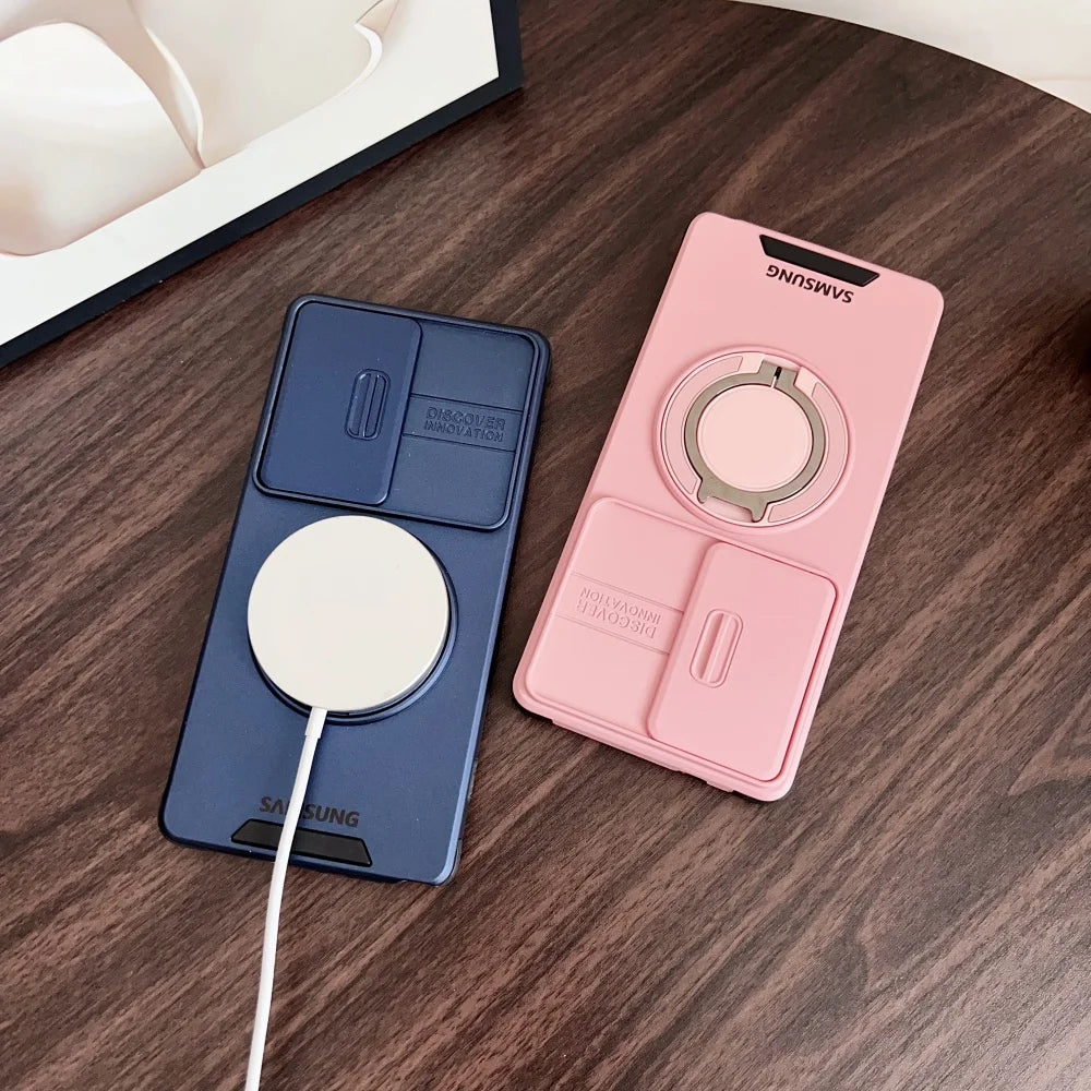 Military Armor Magnetic Stand Case — Samsung Galaxy S & A Series