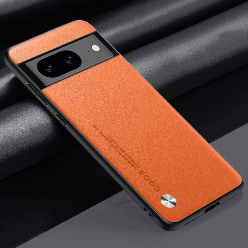 Carbon Fiber Leather & Silicone Case for Google Pixel
