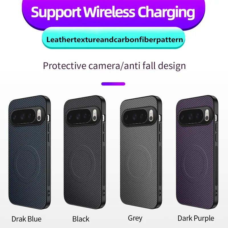 Carbon Fiber Bumper Case for Google Pixel — MagSafe Compatible