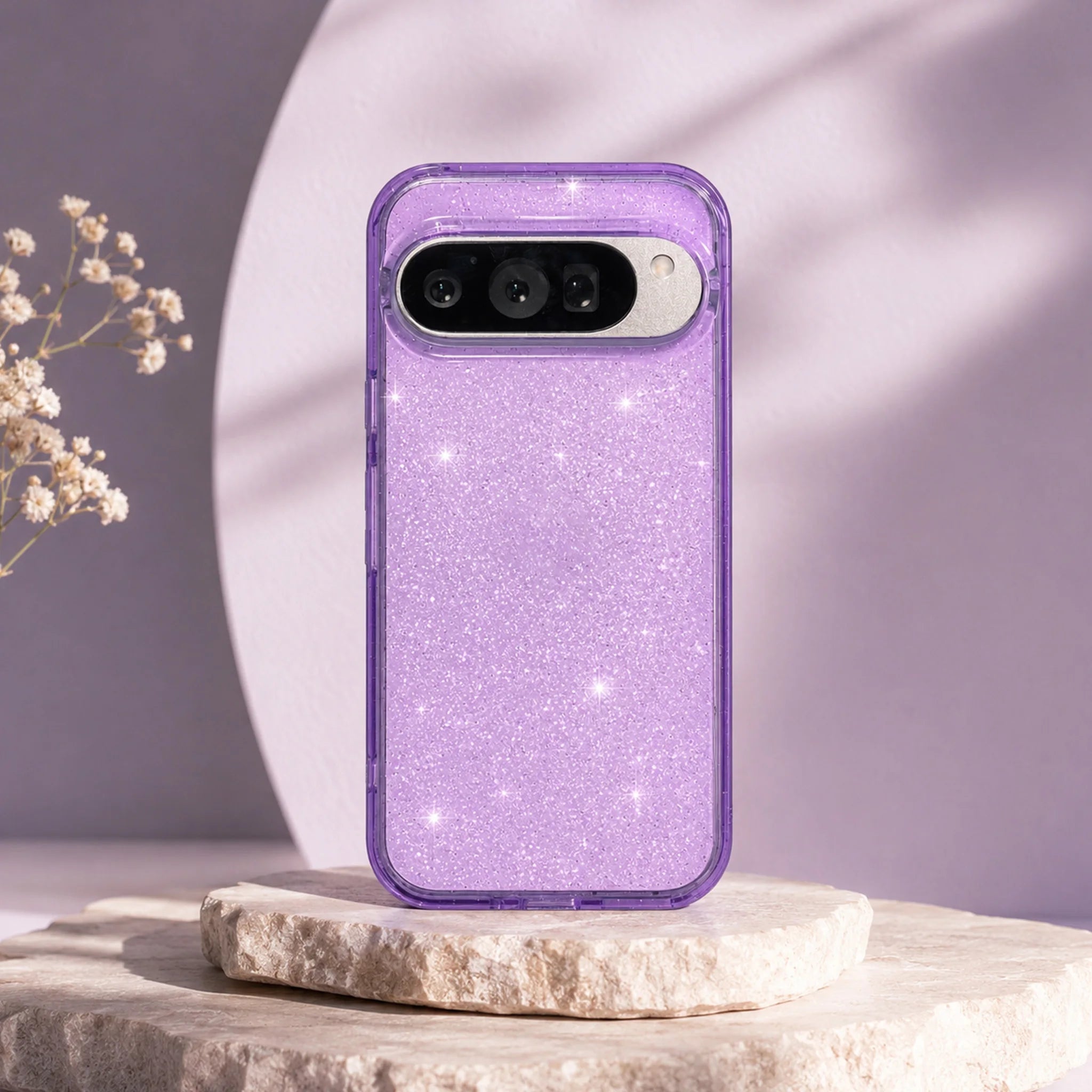 Glitter Jelly Transparent Case for Google Pixel 10A