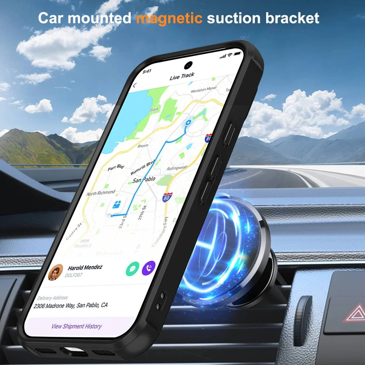 Magnetic Ring Stand Case for Google Pixel — Shockproof Drop Protection Cover