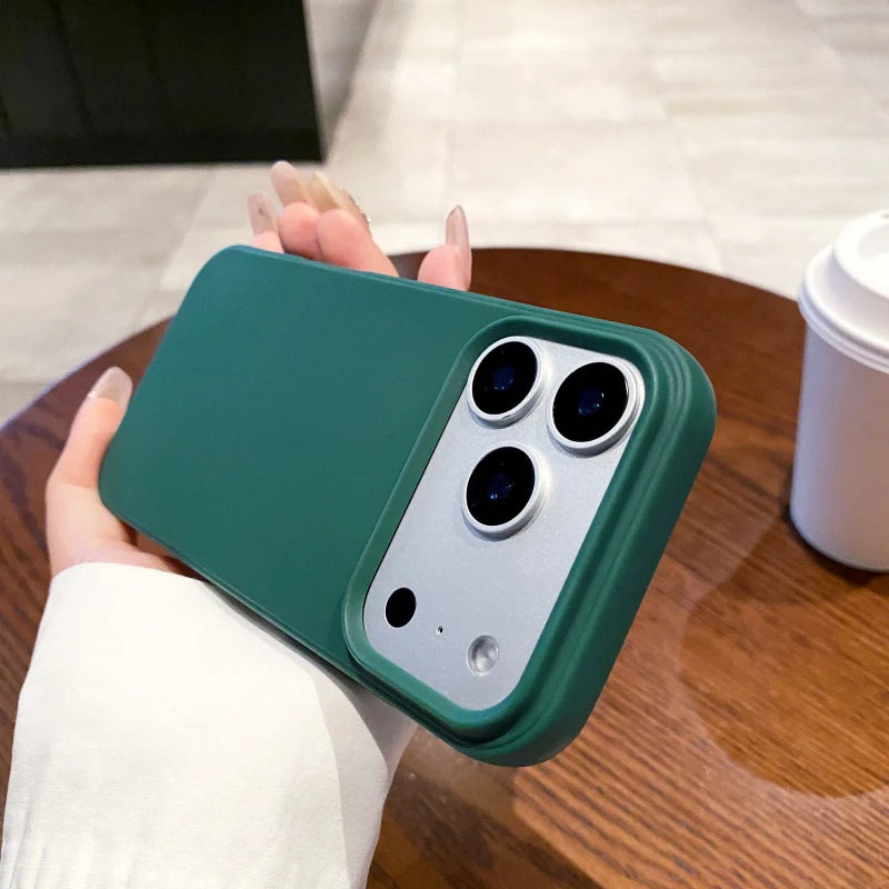 Matte Silicone Case for iPhone — Soft TPU Candy Color Cover