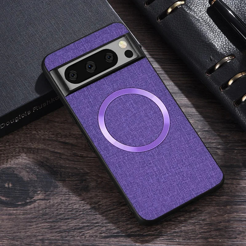 MagSafe Fabric Cloth Case for Google Pixel 6–10 Series
