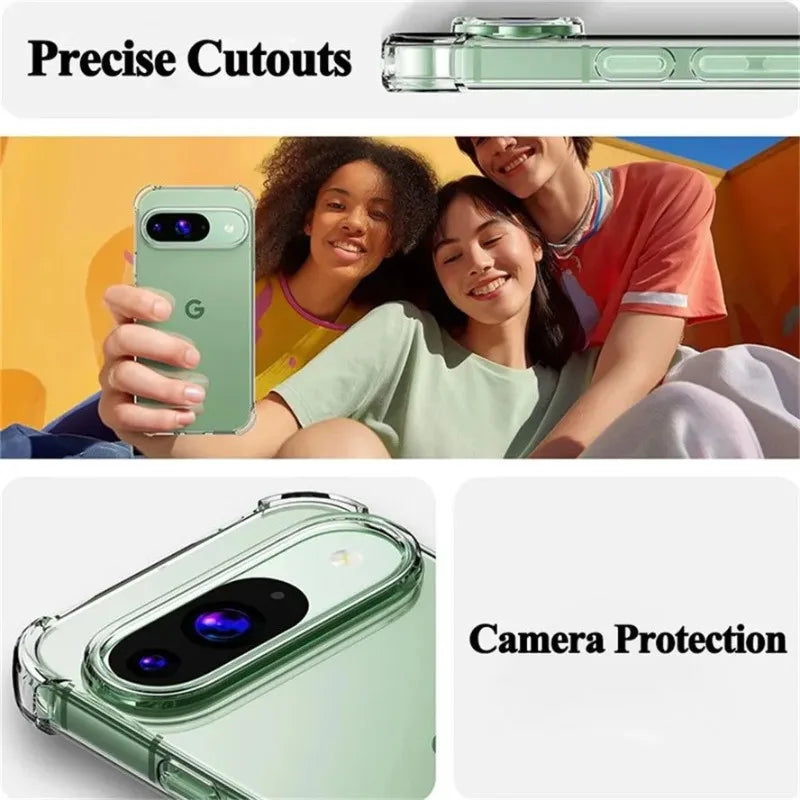 Clear Shockproof Bumper Case for Google Pixel