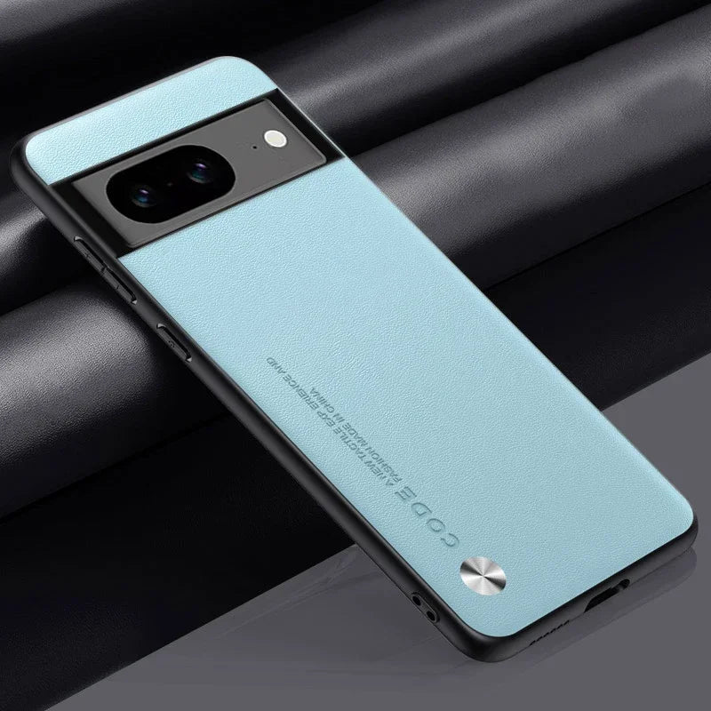 Carbon Fiber Leather & Silicone Case for Google Pixel