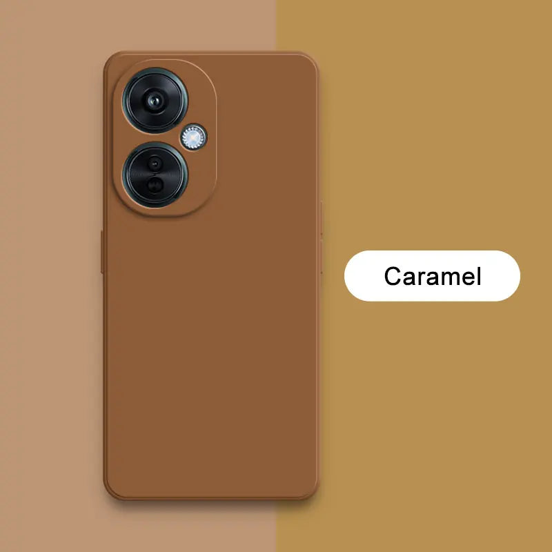 Square-Edge Liquid Silicone Case for OnePlus Nord CE 3 / CE 3 Lite / N30 & OPPO K11x – Full Coverage Shockproof Cover