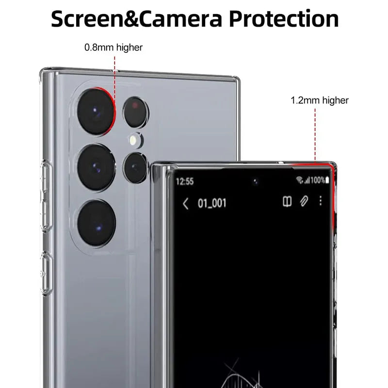 Clear Silicone Case — Samsung Galaxy Series