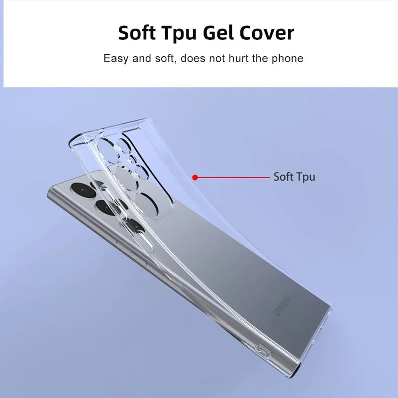 Clear Silicone Case — Samsung Galaxy Series