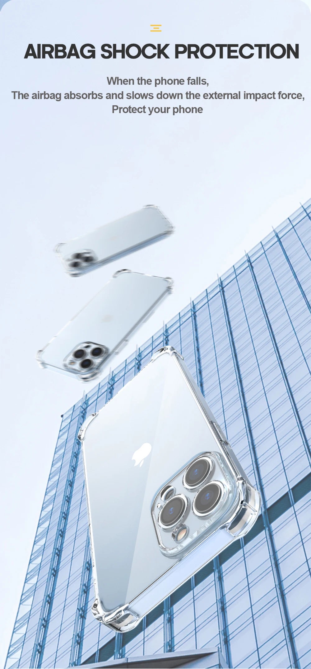 iPhone Clear Airbag Case