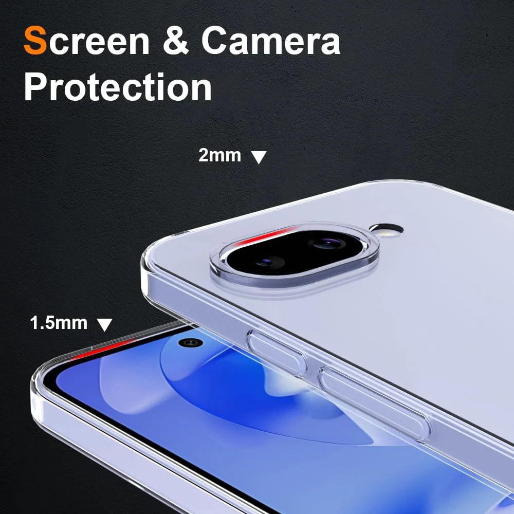 Clear Silicone Case for Google Pixel — Ultra-Thin Transparent Soft Cover
