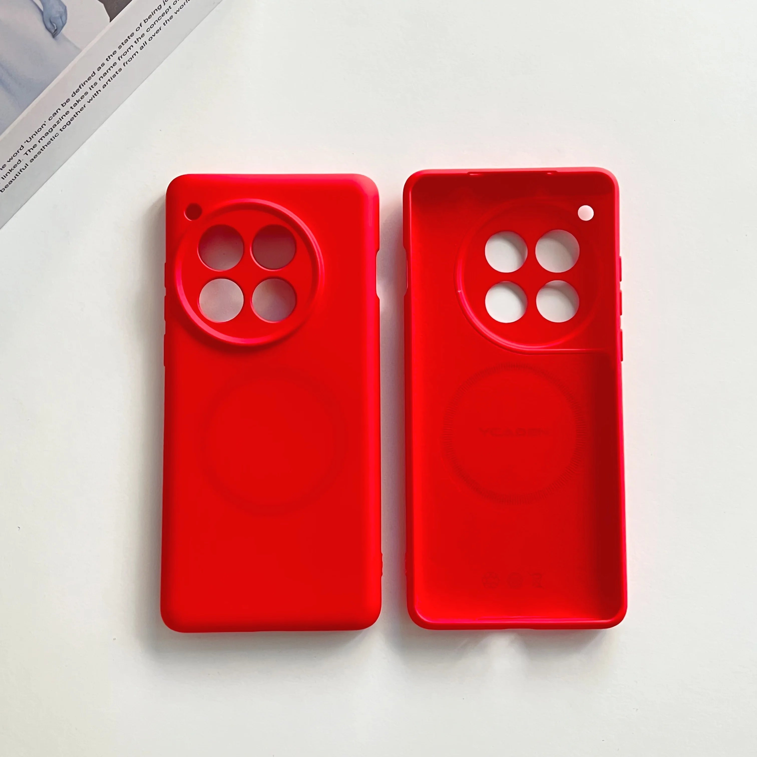 MagSafe Liquid Silicone Case for OnePlus 15 / 13 / 12 / Ace 6 / Ace 5 Pro – Camera Protection Cover
